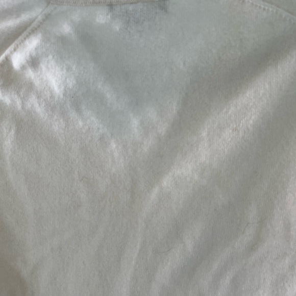 Lord & Taylor Womens 100% Cashmere V Neck Pullover Sweater Ivory size M - Picture 5 of 7